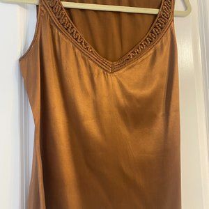 PRISTINE ELIE TAHARA SILK SLEVELESS BLOUSE